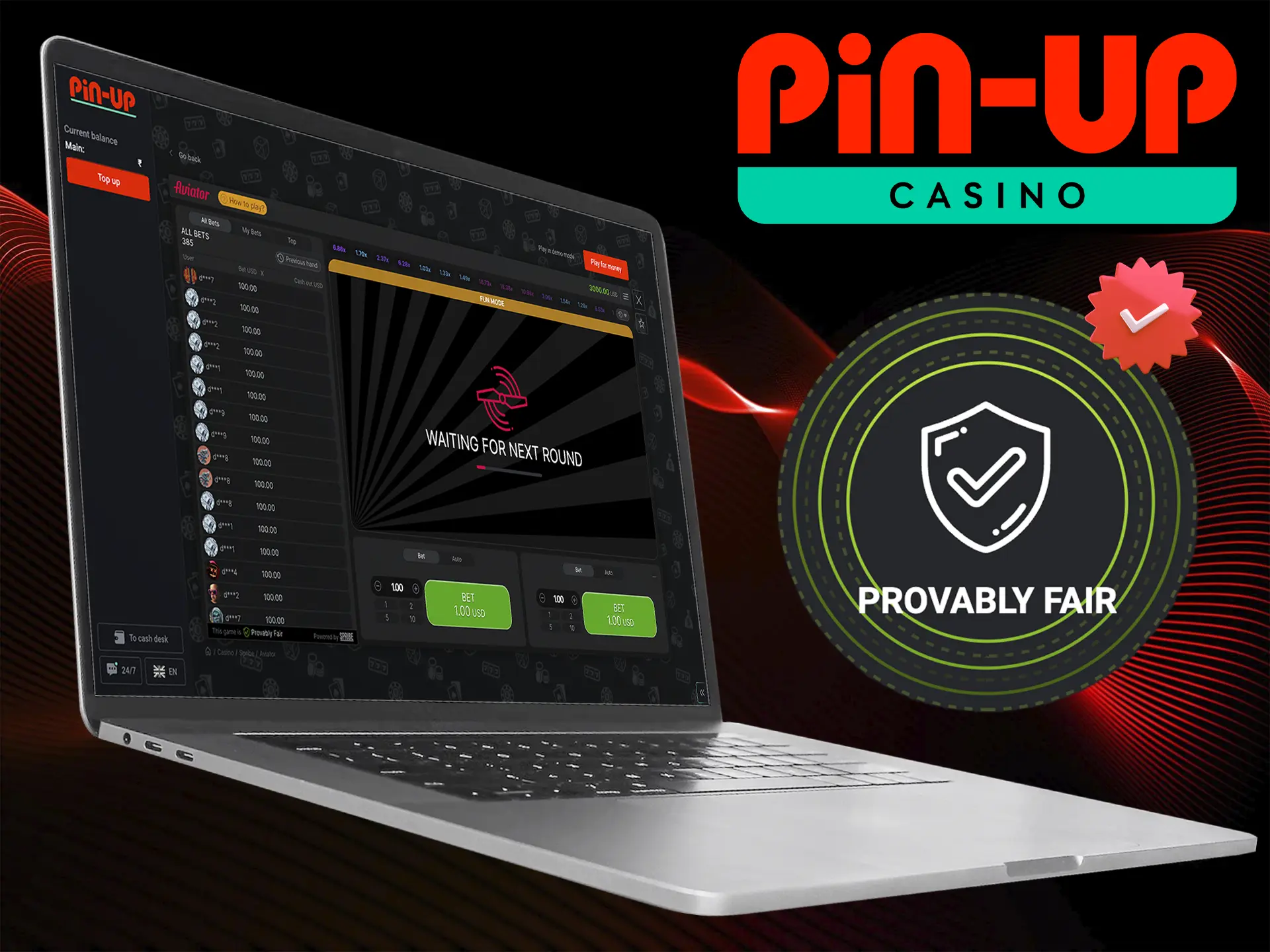 Stay vigilant and rely on your own judgment when playing Aviator at Pin Up Casino.