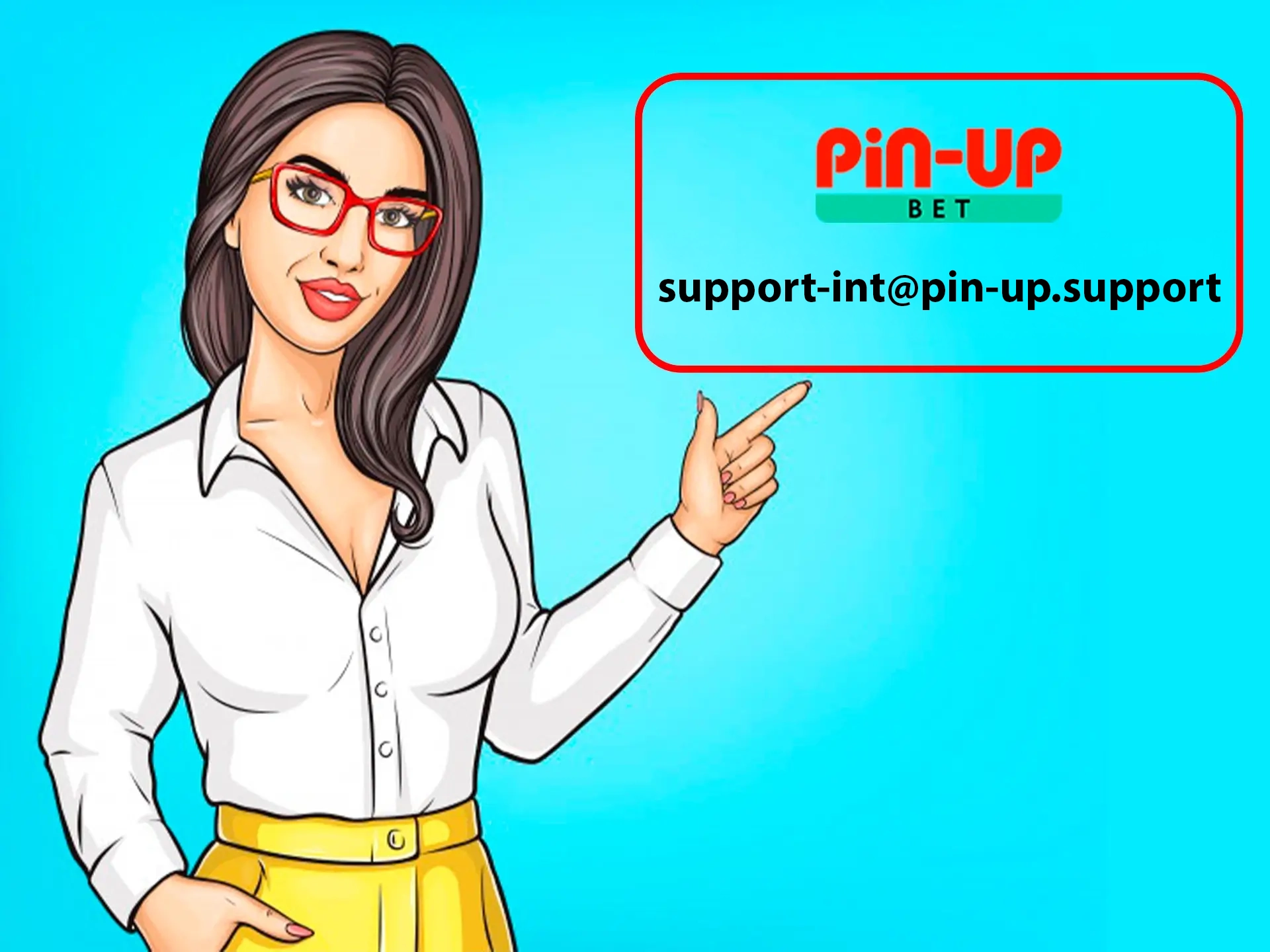 Simply send a detailed message explaining your situation to the Pin Up support staff via email.
